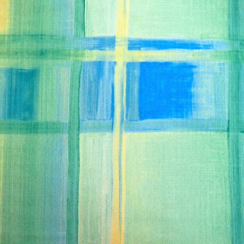 Teflonová látka Káro - duha - Šírka materiálu ↔ (cm): 155