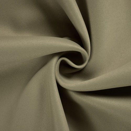 Dekorační látka Blackout šedo hnědá - Šíře materiálu (cm): 150, Vyberte šití: obšití okrajů a našití stužky