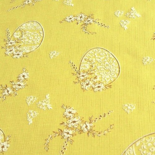 Velikonoční ubrusy - Vajíčko – žluté - Rozměr ubrusu: 75x75