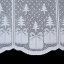 Vánoční záclona Dárečky - Vyber výšku (cm): 45, Vyberte šití: bez obšití