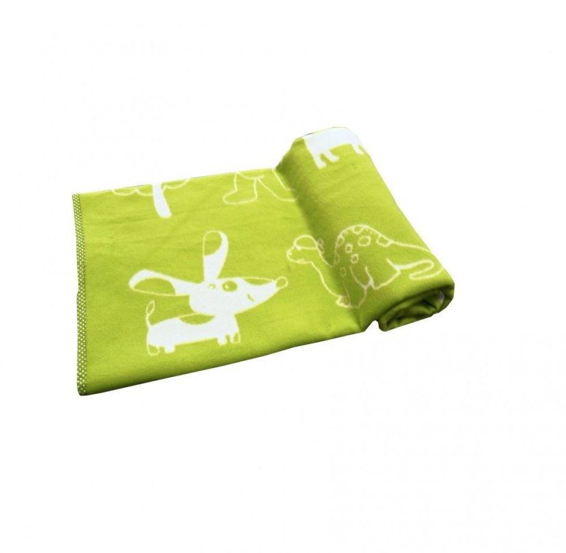 Dětská deka - zelená