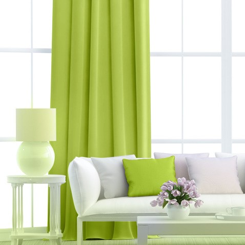 Kusový závěs - Blackout zelený - Vyber rozměr závěsu ↕VxŠ ↔ (cm): 250 x 140 cm