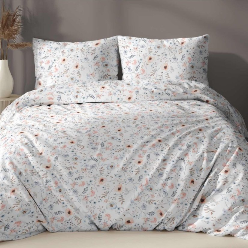 Povlečení bavlněný satén Erna - Rozměr povlečení: 140x200+70x90