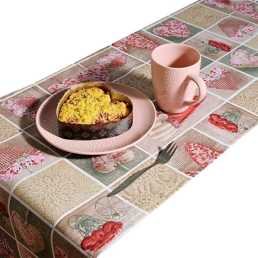Ubrusy, prostírky Lidia - červená - Vyber rozměr: 30x30