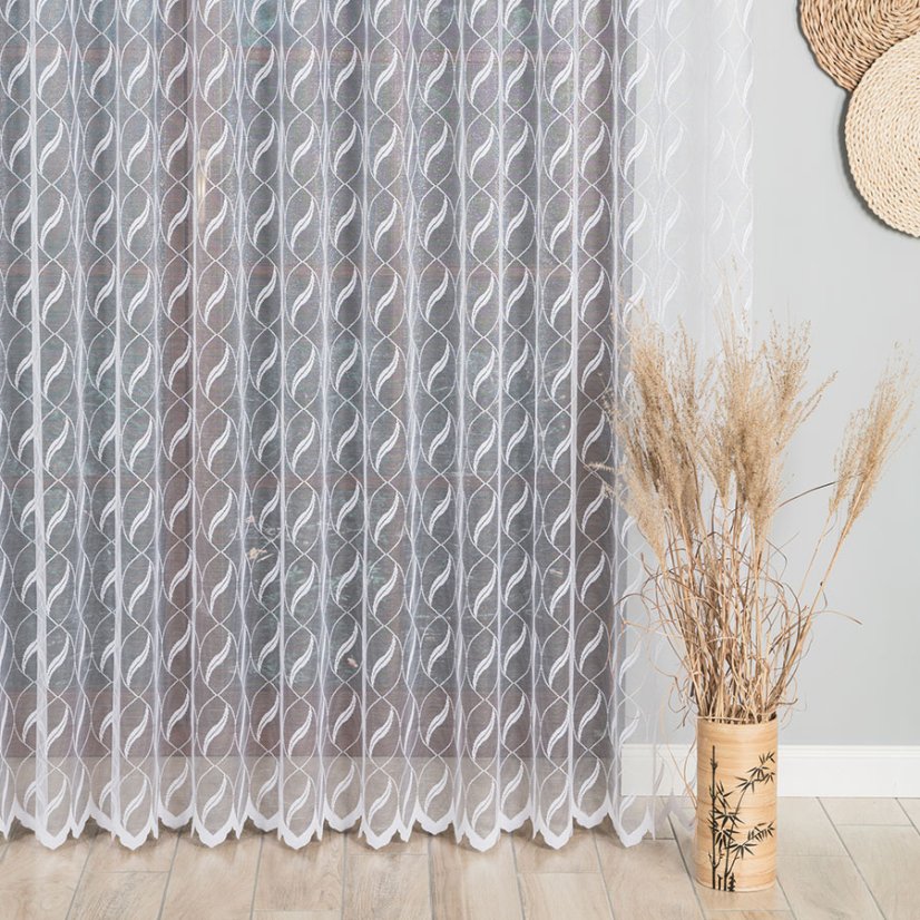 Záclona Albera - Vyber výšku ↕ (cm): 150, Vyber šití: bez obšití