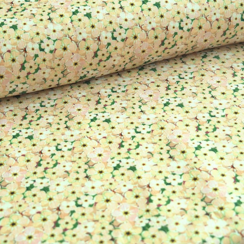 Teflonová látka Florea - béžová - Šíře materiálu ↔ (cm): 155