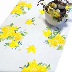 Ubrusová šála v metráži Velikonoce - Narcis
