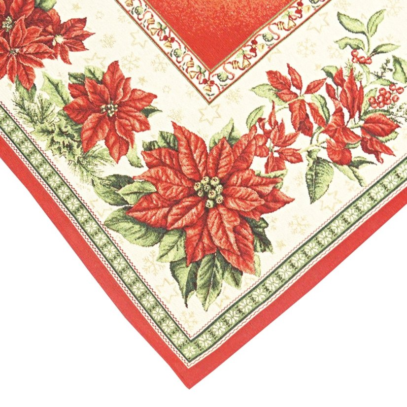 Vánoční gobelínové ubrusy - Vánoční růže