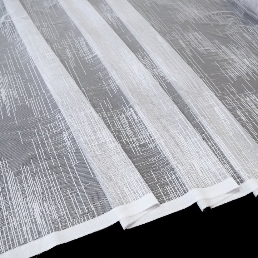 Záclona Lída - Vyber výšku ↕ (cm): 155, Vyber šitie: bez obšití