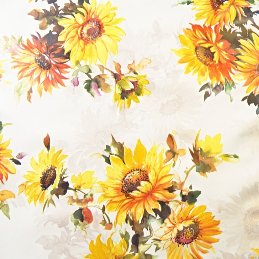 PVC obrusovina - Kvitnúce slnečnice